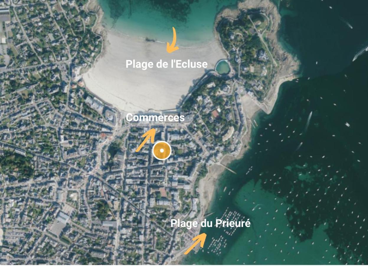 Beach Appart - Studio Dinard Centre A 50M De La Plage المظهر الخارجي الصورة